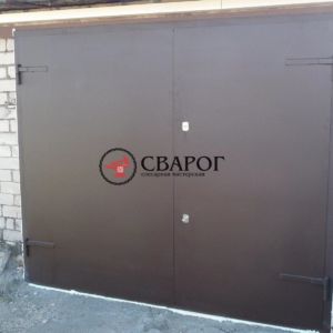 Гаражные распашные ворота фото 5