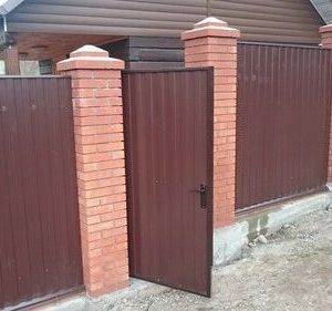 Калитка из профнастила 3