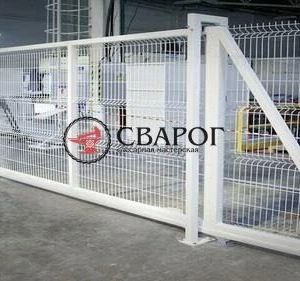Откатные ворота 3д 1
