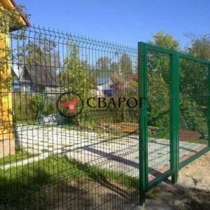Распашные ворота 3д 5