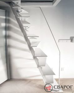 Легкая лестница в стиле Loft фото2