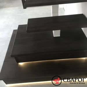 Лестница Катанзаро с перилами лофт