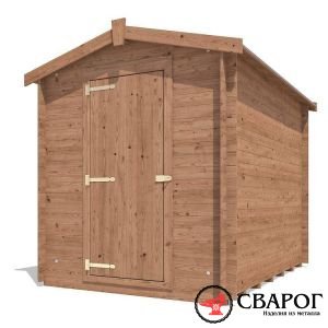 Сверхпрочный сарай для бревен «Тармо» 1,8м х 2,5м