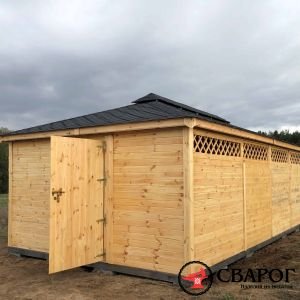 Беседка Меркурий + дом Гравитация 7 × 3