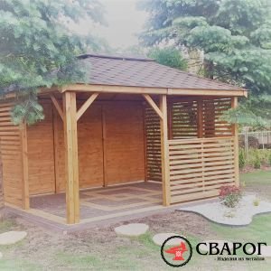 Беседка астероид 3 х 4 м