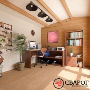 Садовый деревянный домик «Кэсар» 4м х 3м