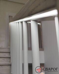 П- образная лестница Осло с комбинированными перилами фото7