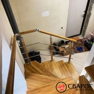 Каркас лестницы в частный дом фото4