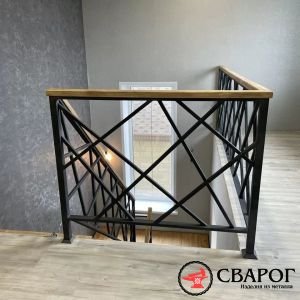 Компактная лестница на монокосоуре с площадкой фото6
