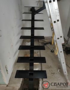 Лестница на монокосоуре с точечной подсветкой "Констанц" фото5