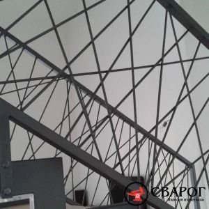 Лестница лофт на косоуре "Болонья"фото3