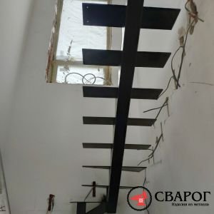 Лестница на монокосоуре с точечной подсветкой "Констанц" фото6
