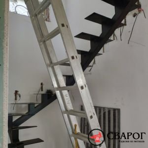 Лестница на монокосоуре с точечной подсветкой "Констанц" фото9